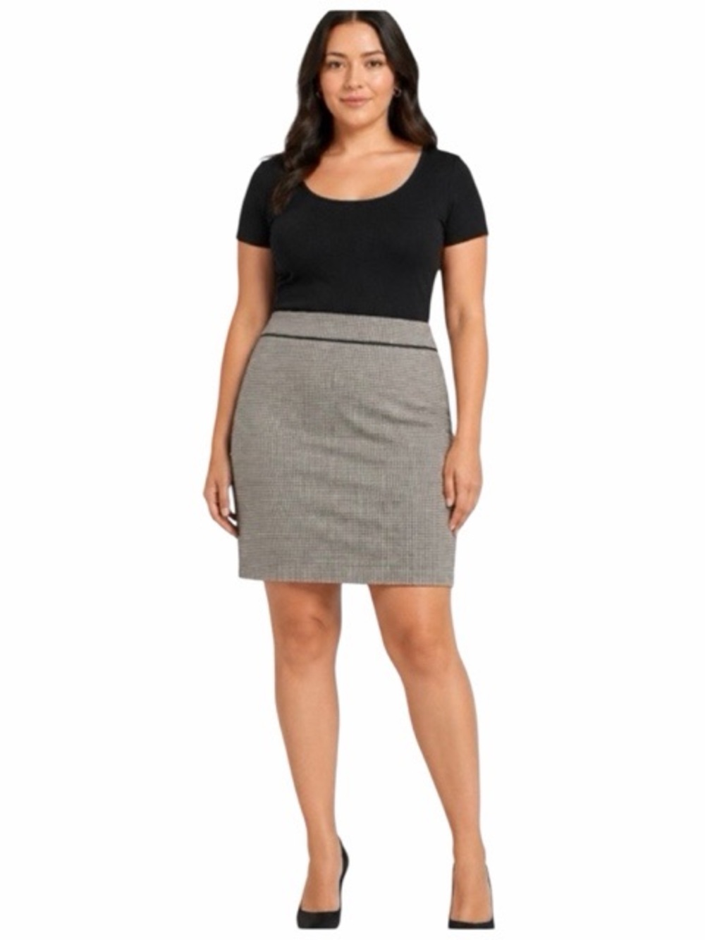 Banana‎ Republic Factory Houndstooth Pencil Skirt
